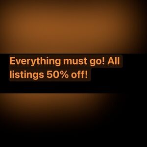 Orange and Black Graphic Sign